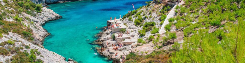 zakynthos porto limnionas rocky beach